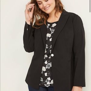 Lane Bryant Sexy Stretch Black Blazer size 22